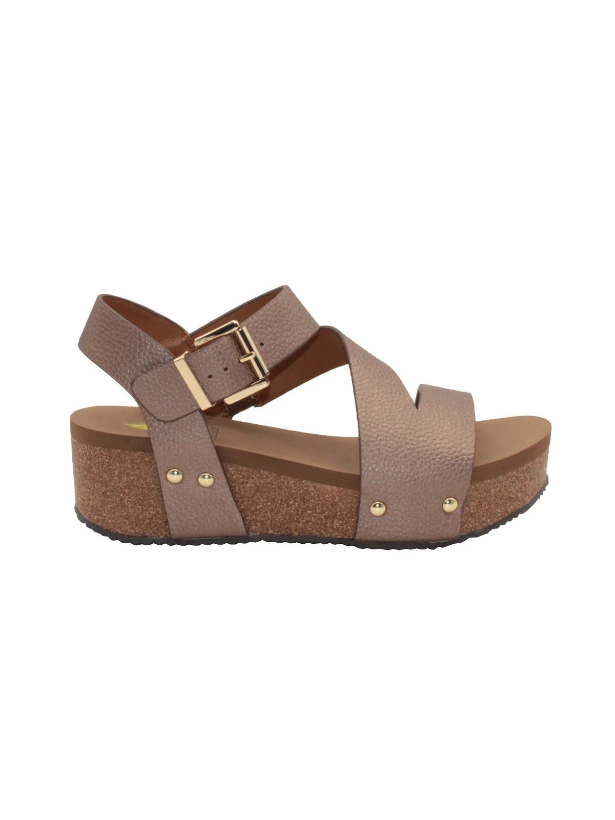 Biloxi Strap Wedge 鈥?Bronze