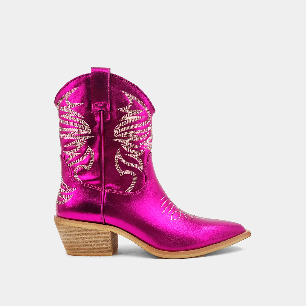 Zen Western Boot 鈥?Fuchsia