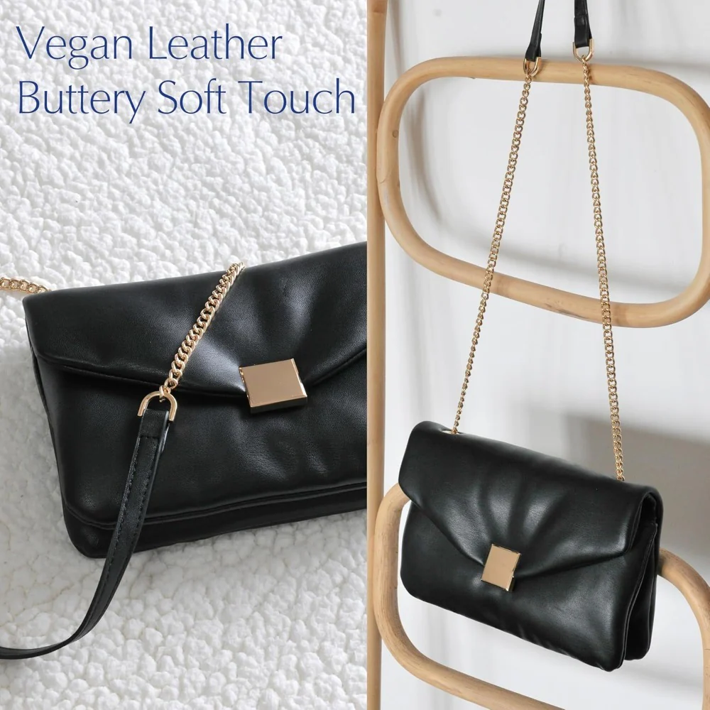 Puffer Envelope Clutch for Women