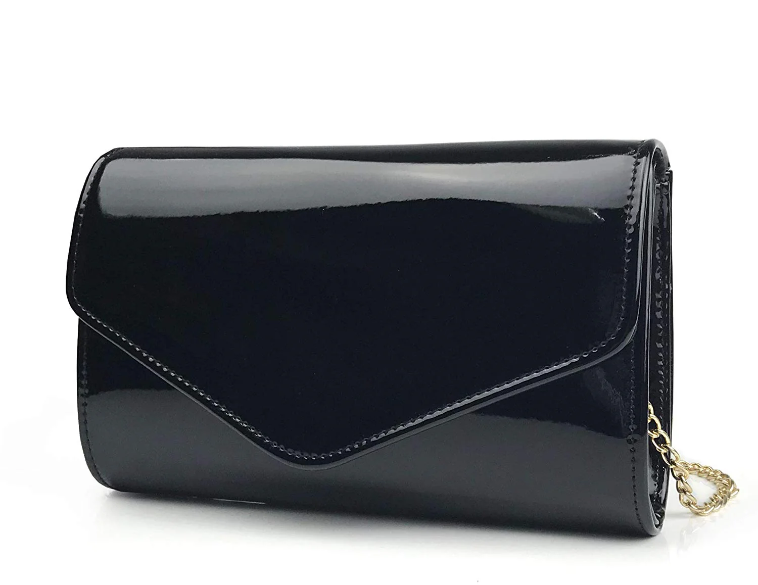 Glossy Envelope Clutch