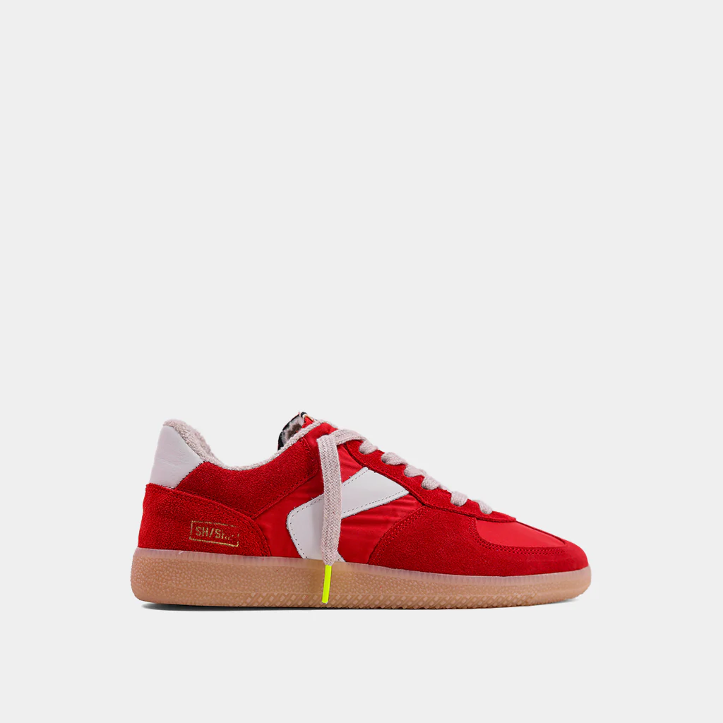 SYLVIA  Suede Sneakers | Red