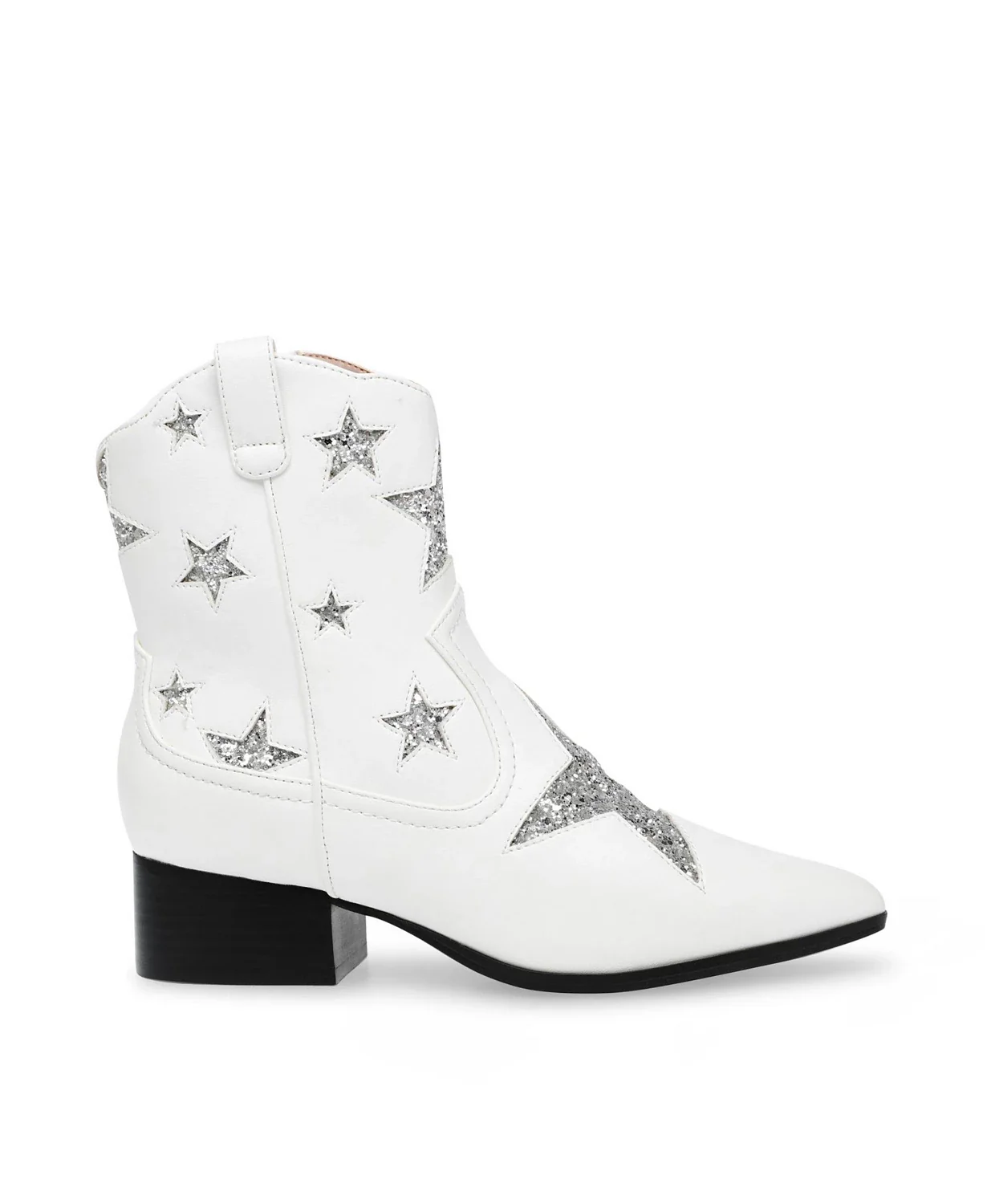Edison Star Rhinestone Boot 鈥?White
